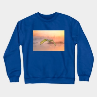 Great Horned Owl Soars Crewneck Sweatshirt